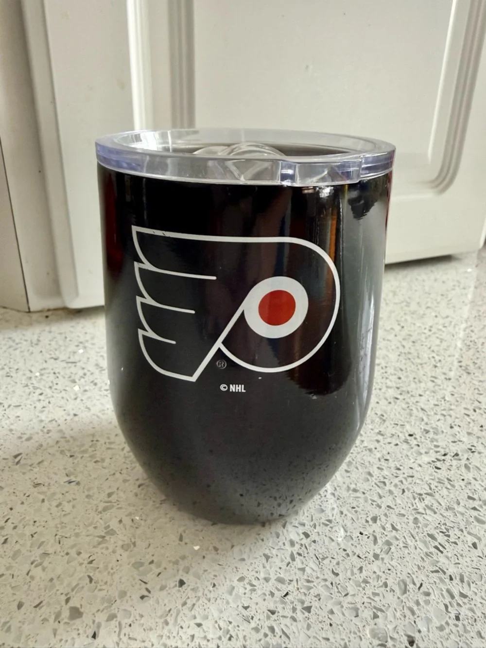 NHL Black and Orange Philadelphia Flyers Logo Tumbler